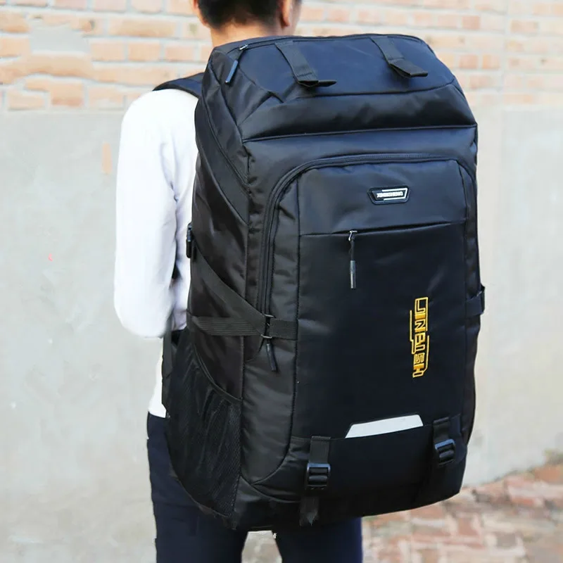 Black 80L Fengtu 80L Большая вместительная сумка для альпинизма, походный рюкзак, дорожная сумка, рюкзак для кемпинга - Цвет: Black 80L