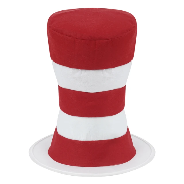 Dr Cosplay Costume Accessory Party Hat Short Gloves Sequins Bowknot Kit Cat in Hat Costumes for Adults Kids Halloween Christmas 2