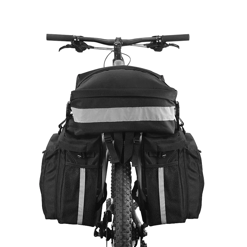 Sahoo 14892-A-SA 3 в 1 Горная дорога велосипед багажник сумки Велоспорт двухсторонняя задняя стойка хвост сиденье Pannier пакет
