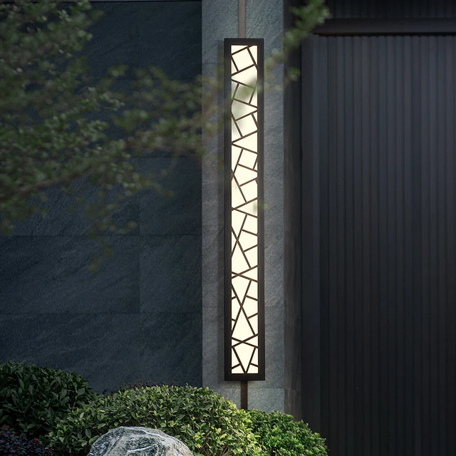 Black Cracked Design LED Outdoor Wall Light 3
