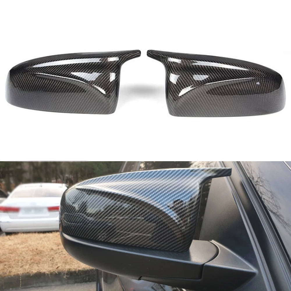 

For BMW X5 E70 X6 E71 2008 2009 2010 2011 2012 2013 Rearview Mirror Cover 2pcs Car Door Side Wing Rear Vivew Mirror Cover Caps
