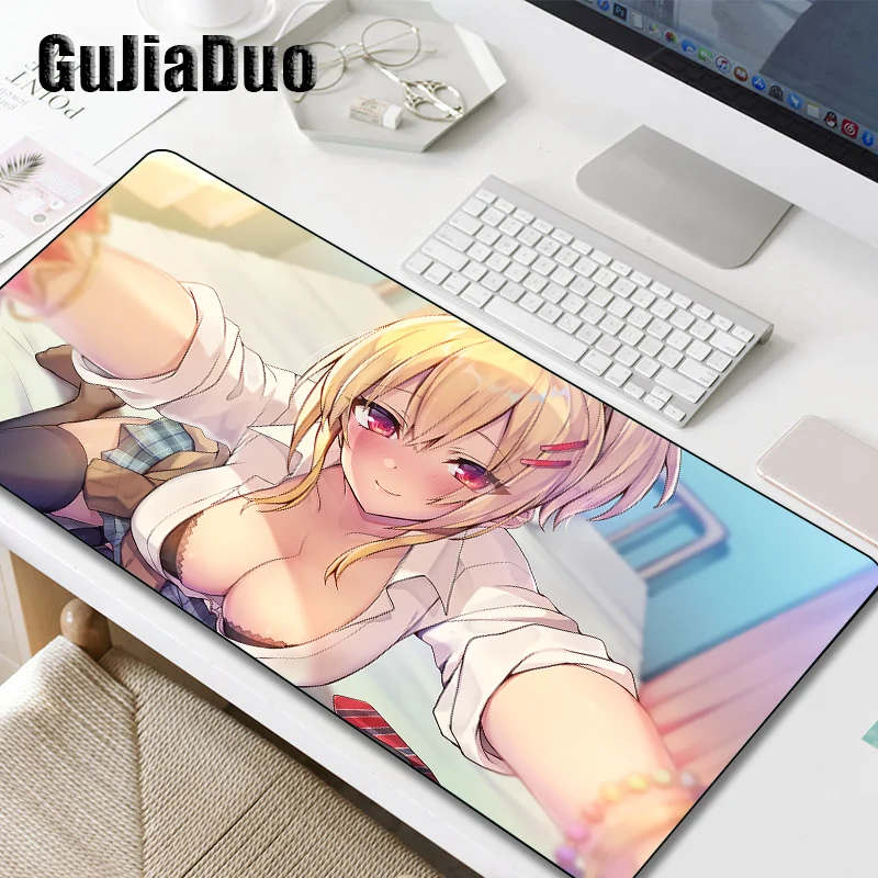 

GuJiaDuo Comic Sexy Girls Mouse Pad XXL Large Gamer Table Desk Mat Laptop PC Keyboard Anime Mousepad Gaming Accessories Kawaii