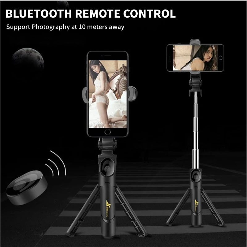 LS Новый беспроводной Bluetooth Штатив для селфи с поворотом на 360 ° складной Палка