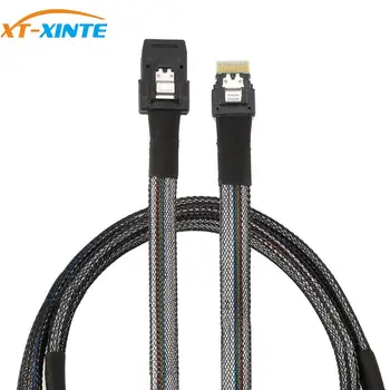 

XT-XINTE Slim SAS 38P To Mini SAS 36P Sff-8654 To Sff-8087 Server Hard Drive Cable Server Hard Disk Cable SAS38P To SAS36P