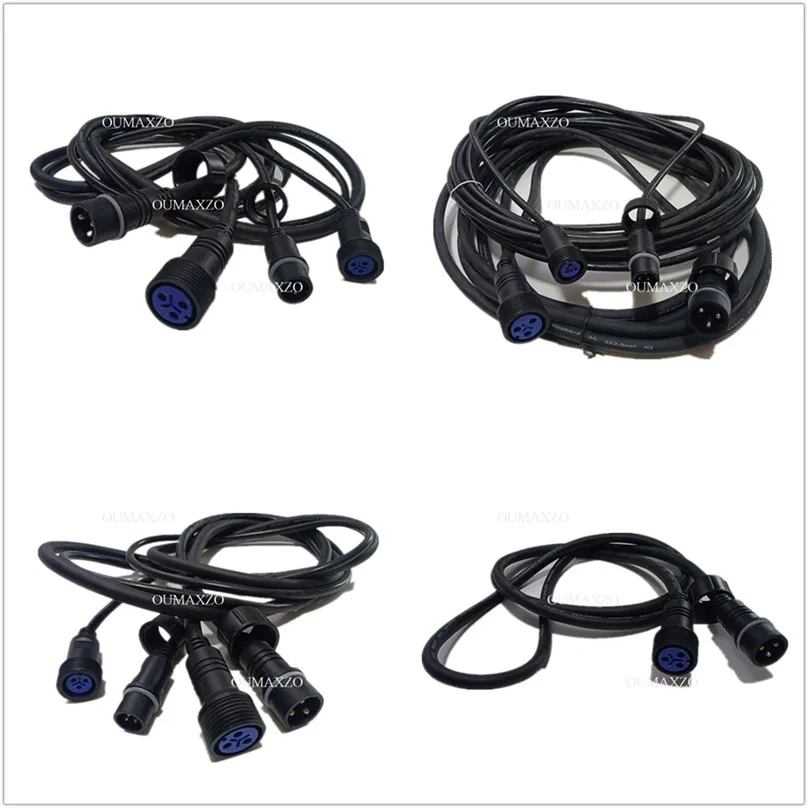 Кабель питания DMX 512 длиной 2 м 5 10 ip65 | Лампы и освещение