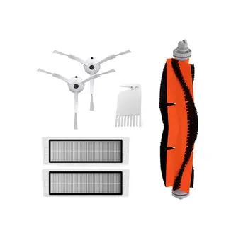 

Vacuum Cleaner Accessory Combination 2 Side Brush + 2 Hepa Filter + 1 Main Brush + Magnetic Strip for MI Roborock S50 Cn(origin)