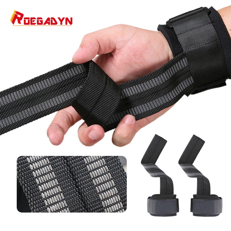 New SCR 6mm Durable Weightlifting Bracers Latex wire non slip Delicate Texture wristband Pull Up