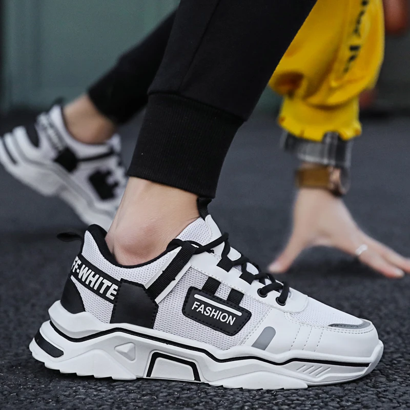 

Spring/Autumn Casual Shoes Mens Anti Slip Fashion Men Sneakers Comfortable Luxury Brand Men Shoes Cheap Men Walking Shoes Black