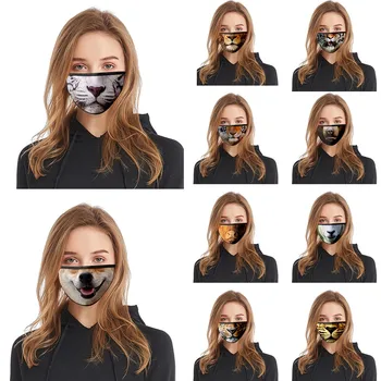 

Dustproof Face Cover Dust M/ask PM2.5 Windproof Foggy Haze Pollution Respirator Outdoor Breathing Reusable Face Covers Dropship