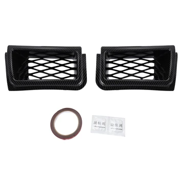 

2pcs Carbon Fiber Air Duct Ss Style Front Bumper Caliper for Chevrolet Silverado 2003-2007