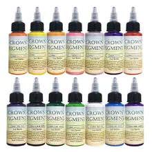 30 мл макияж Чернила для татуировок насыщенный цвет Перманентный натуральный растительный боди-арт пигмент не раздражающий Профессиональные татуировки аксессуары