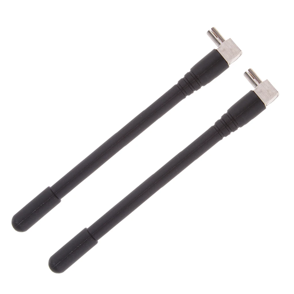 2Pcs TS9 Connector Antenna Black 4G Network Mini Omni for Wireless Router