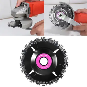 

Angle Grinding Disc Chain Saw Blade 4 inch 14 Tooth Finish Cutting Engraving Sharping Wood Plastic Hard Rubber