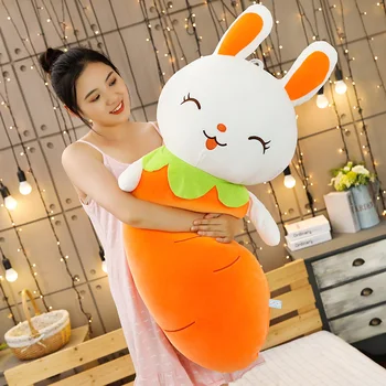 

55/65cm Soft fruit rabbit Plush Toys Stuffed Cartoon Animal Doll Fashion Toy for Kids Baby Lovely Girls Christmas Birthday Gift