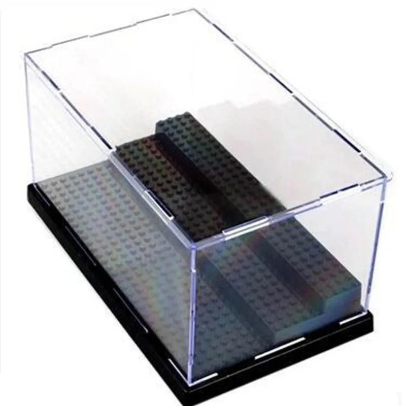 

LELE 79150 Figures Deluxe Acrylic Collectible Item Building Blocks Display Mini Box Display Case Bricks