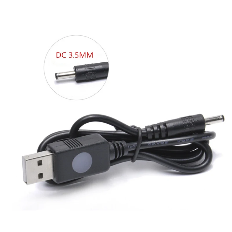 3,5 мм USB DC кабель для зарядного устройства кабель провод для фонарика головной лампы