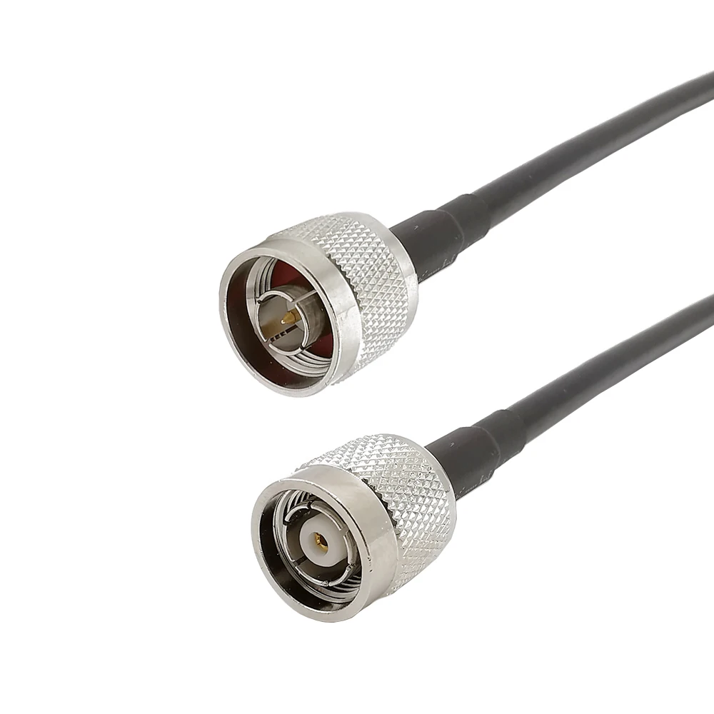 

N Type Male to RP TNC Male (inner hole) LMR200 Low Loss Extension Cable N Plug to RP-TNC Plug Adapter WiFi Antenna Cable 1-20M