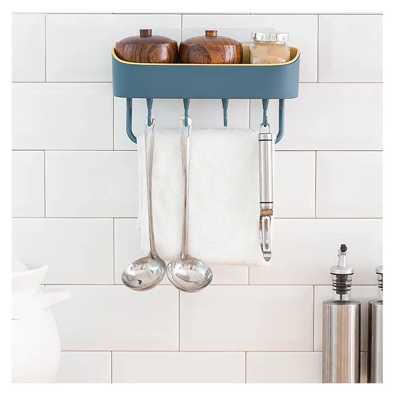 Полка для ванной органайзер для ванной гель для душа шампунь вешалка для хранения домашняя отделка кухни аксессуары для ванной комнаты удар бесплатно