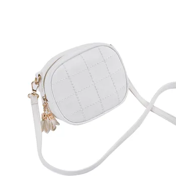 

Fashion Women Leather Handbag Crossbody Shoulder Messenger Phone Coin Bag 2019 Black White Small Day Clutch Gold Chain bag #NEW