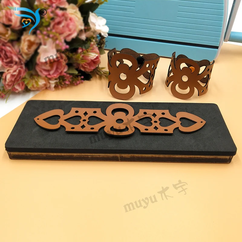 Leather bracelet cutting die wooden mold scrapbook cut sky BR01Cutting