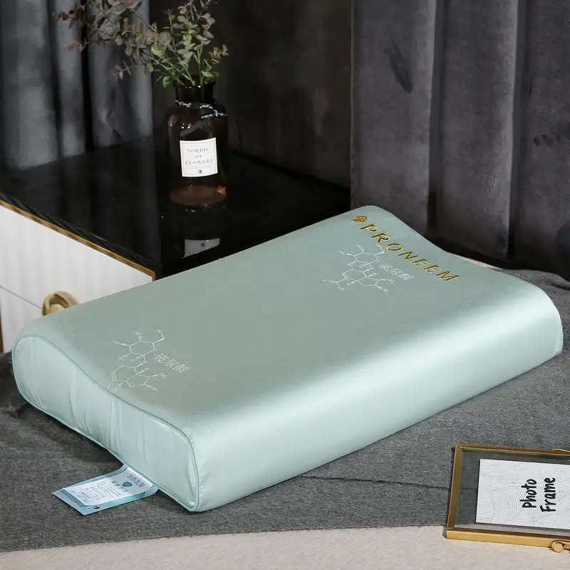 

Latex Thailand Pure Natural Latex Pillow Orthopedic Neck Cervical Protective Spine Massage Remedial Body and home Pillow
