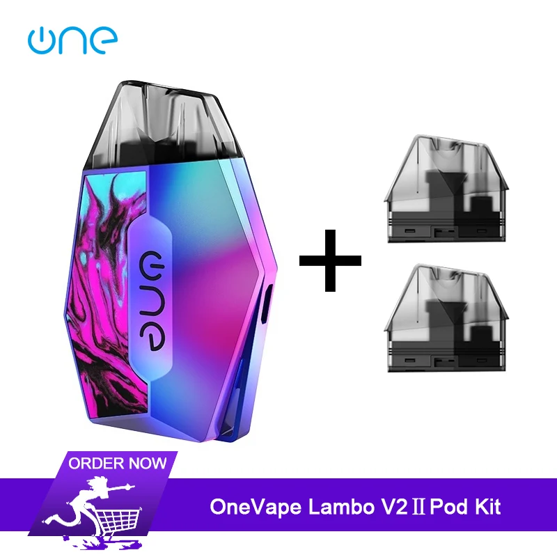 

NEW Original OneVape Lambo V2 II Pod Leak Proof Side intake Pod System Vape Pen Electronic Cigarette Kit VS W01/ VINCI