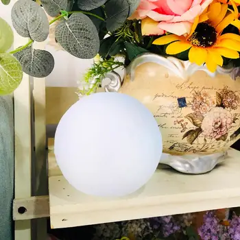 

Silicone Moon Lamp White LED Night Light Battery Operated Indoor Home Bedroom Decoration Bookcase Children Kids Chirstmas Gifts