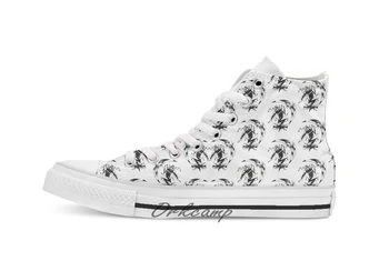 

Soul Eater Shinigami Custom Casual High Top lace-up Canvas shoes sneakers Drop shipping