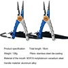 Aluminum Alloy Fishing Pliers Lip Grip Set Fishing Tackle Hook Remover Cutter Line Split Ring Gripper Fishing Tools ► Photo 2/6