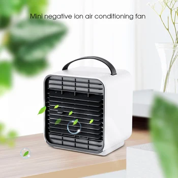 

USB Mini Portable Air Conditioners Fan Humidifier Purifier Night Light Desktop Air Fan Cooler Arctic Cooling Handheld For Room