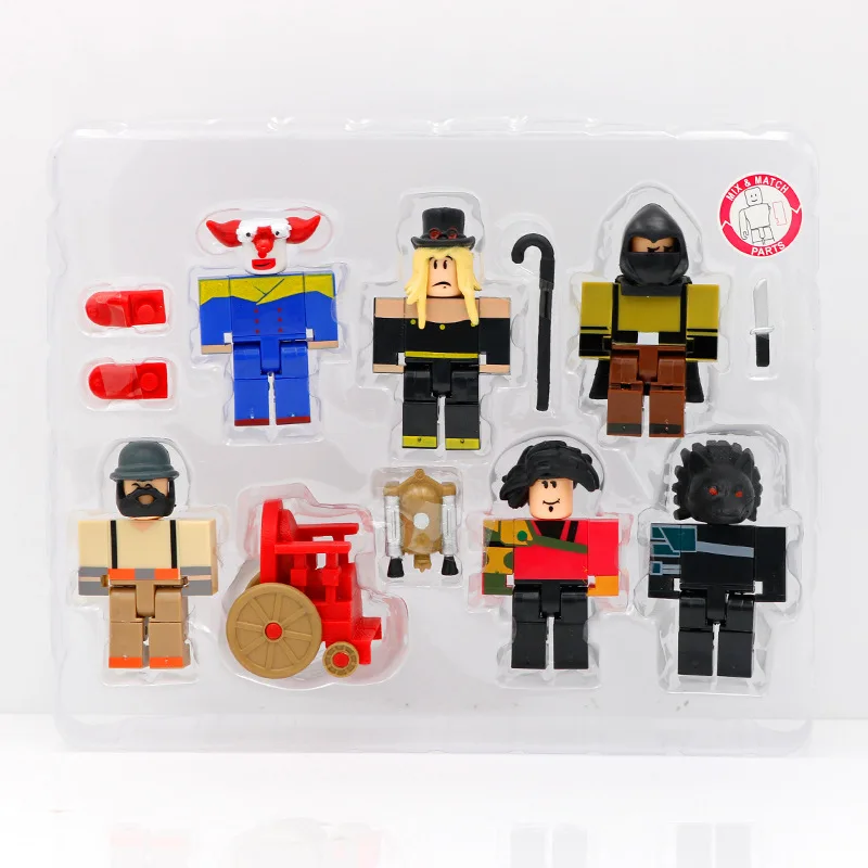 Roblox Night Of The Werewolf Six Figure Pack 7cm Pvc Suite Dolls - roblox werewolf toys