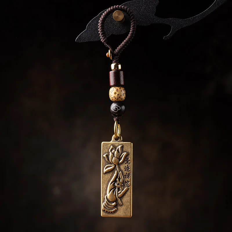 brass buddha tag pendants (3)