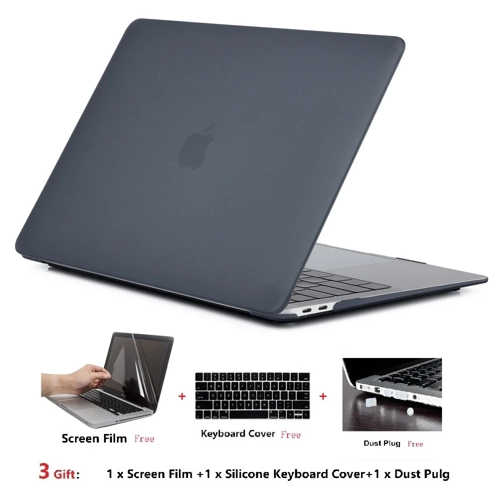 Матовый прорезиненный жесткий чехол 4 в 1 набор для кожи старого MacBook Pro 15 дюймов