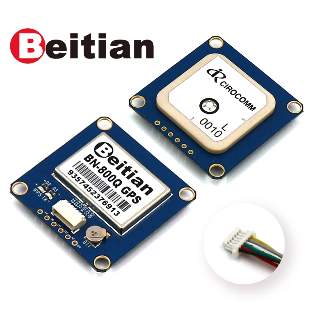BEITIAN компас управления полетом QMC5883L AMP2.6/PIX4/PIXHAWK GNSS GPS GLONASS двойной модуль|Приемник