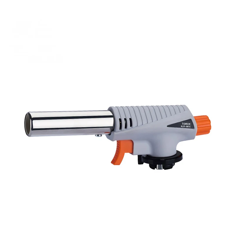Portable Burner Auto Ignition Camping Welding Flame Launcher For Heating Picnic BBQ Baking Utensils Gas Butane Kitchen Lighter