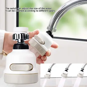 

360 Degree Rotatable Spray Head Tap Durable Faucet Filter Nozzle 3 Modes KitchenTap Nozzle torneiras tap filter faucet