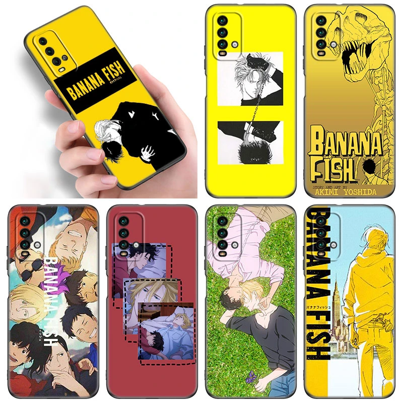 Japanese Anime Banana Fish Phone Case For Xiaomi Redmi Note 10 9 Pro Max 10s 10t 9a 9c 9s 9t 8a 8t 8 7 Pro Soft Tpu Black Cover Phone Case Covers Aliexpress