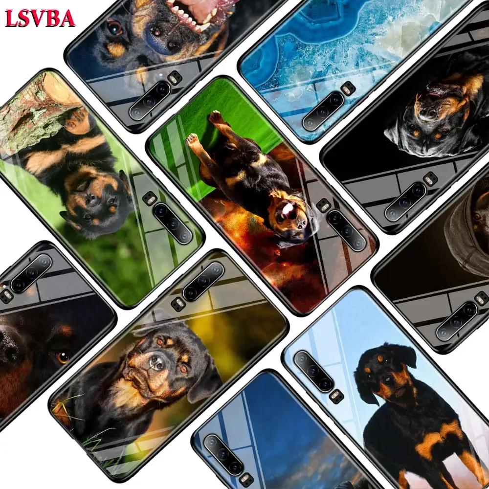 

Rottweiler dog for Huawei P Smart Z Plus 2019 P30 P20 Pro P10 P9 P8 Lite Plus Super Bright Glossy Phone Case Cover