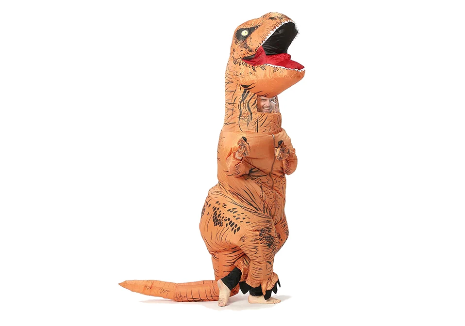 JYZCOS, надувной костюм динозавра для взрослых и детей, костюм t-rex, вечерние костюмы на Хэллоуин для женщин и мужчин, карнавальный костюм «Мир Юрского периода»
