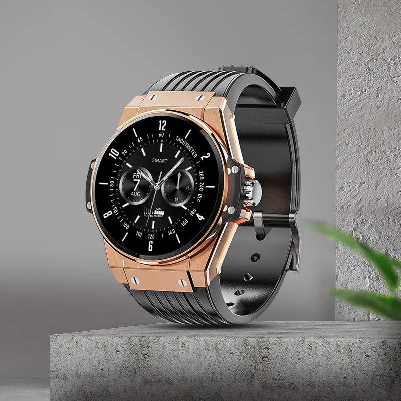 KEYA G9 Round Smart Watch Men Full Touch Screen Sports Fitness Tracker IP68 Waterproof Bluetooth Call Smartwatch for Andorid IOS 