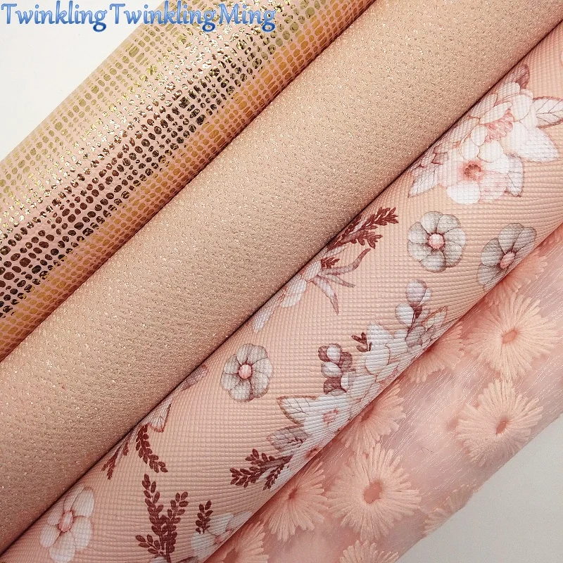 Metallic Synthetic leather Unicorn Printed Faux Fabric Sheets For Bow A4 21x29CM Twinkling Ming XM019K | Дом и сад