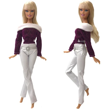 

One Set Handmade Doll Dress For Barbie Fashion Dress Party noble Gown dolls Accessories baby born babydoll