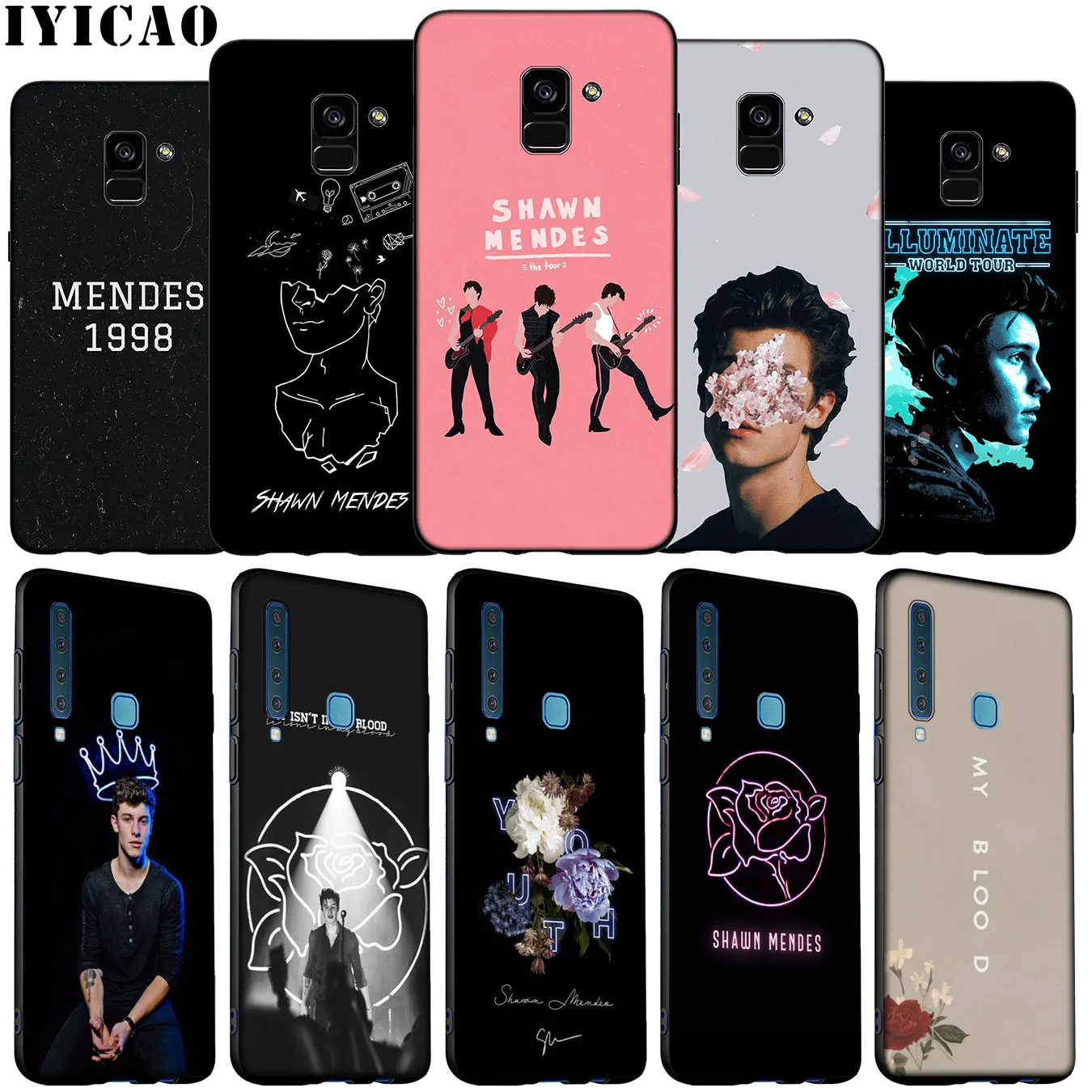 Силиконовый чехол для Samsung Galaxy A6 A9 A8 A7 2018 A3 A5 2016 2017 Note 9 8 10 Plus | Мобильные телефоны и