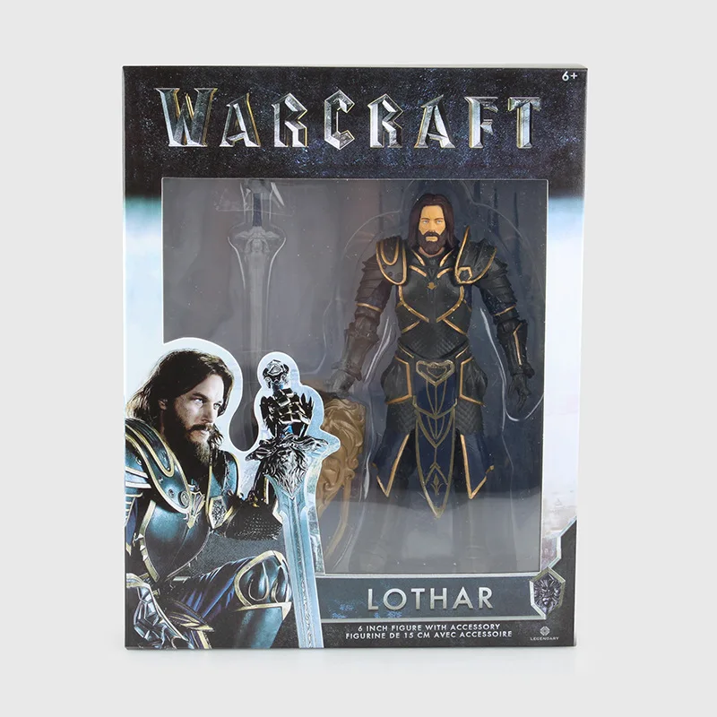 Диффузный отличный аниме World of Warcraft фильм версия Lothar в штучной упаковке модель гаража комплект
