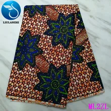 Воск liulanzhi ткани 6 ярдов/партия Высокое качество Африканский настоящий воск с камнями хлопок батик ткань для ткани ML2ZL34-ML2ZL64