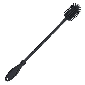 

1Pcs Silicone Bottle Brush Bottle Cleaner for Your Bottles Vase and Glassware Best Water Bottle Cleaning Brush 12.5 Inch Black