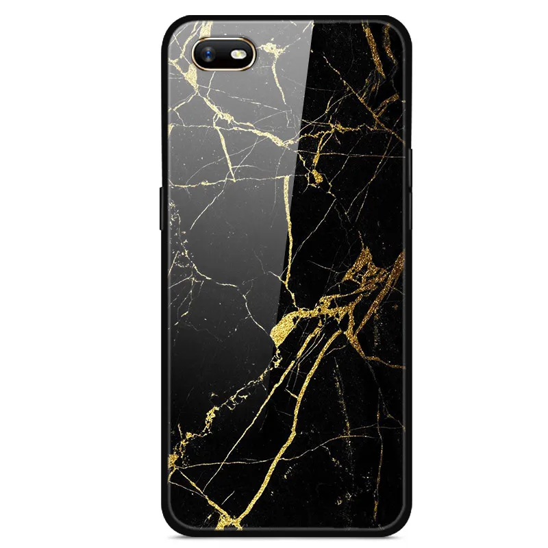 5 Чехол из закаленного стекла для OPPO A1K мягкий чехол для телефона бампер Coque твердая задняя крышка для OPPOA1K чехол A 1 K A1 K CPH1923 чехол 6,1'' - Цвет: 5