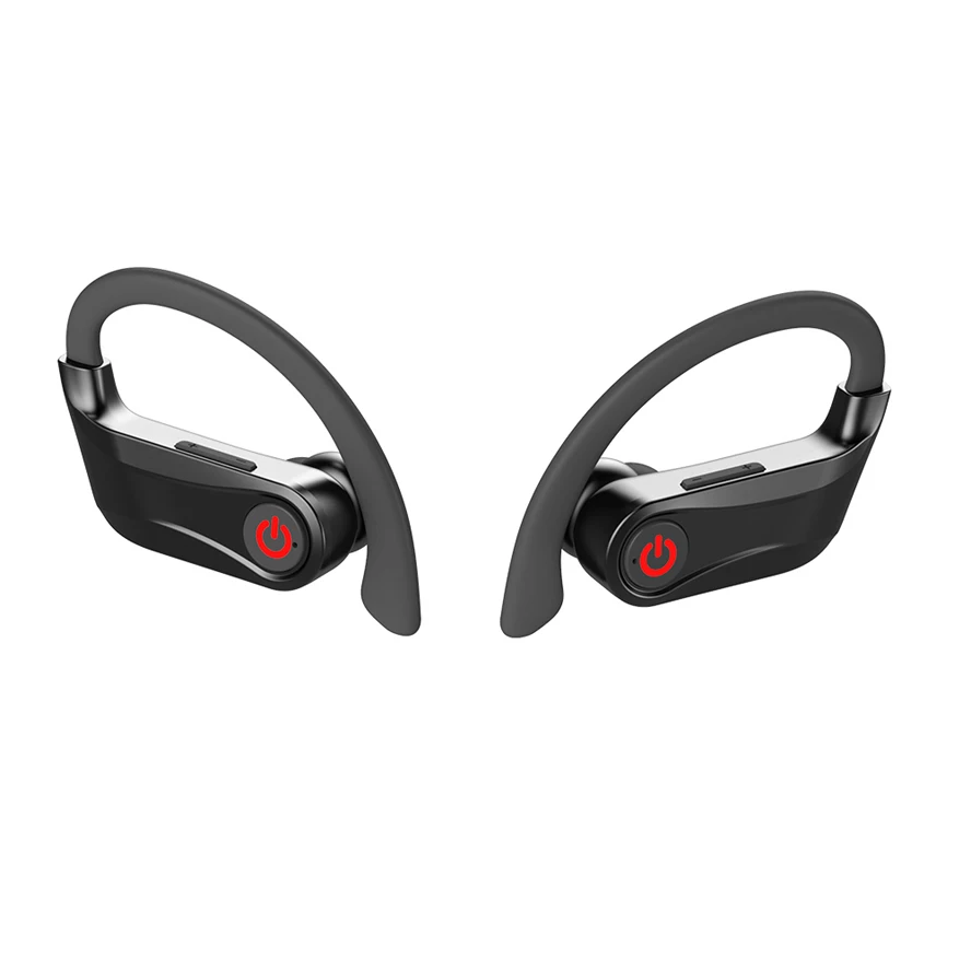 

TWS Bluetooth Headset 5.0 True Wireless Double Hanging Ear with Digital Sports Waterproof stereo Painless wear Noise reduction