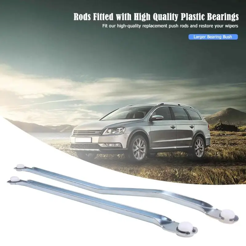 Для Nissan Qashqai J10 JJ10 07-15 Двигатель стеклоочистителя Связь толкатель рычаг Ремонтный комплект оснащен пластиковыми подшипниками и двумя полюсами