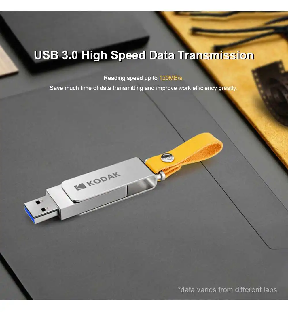 Kodak K133 флеш-накопитель USB 3,0 металлический USB флеш-накопитель 16 ГБ 32 ГБ карта памяти USB 3,0 64 Гб 128 ГБ U диск 256 ГБ Флешка USB флешка